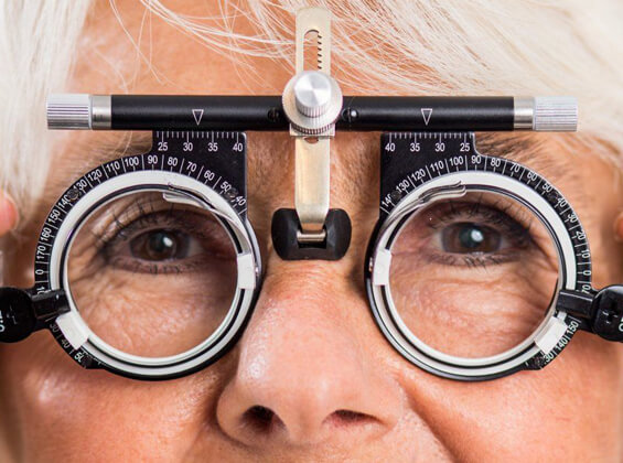 An eye exam