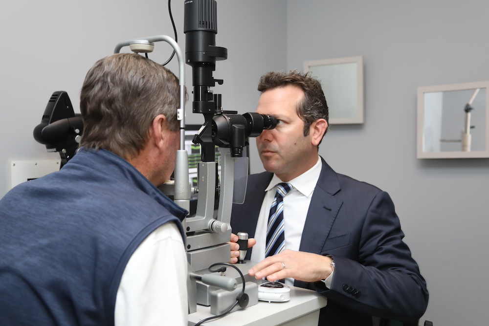 An eye examination